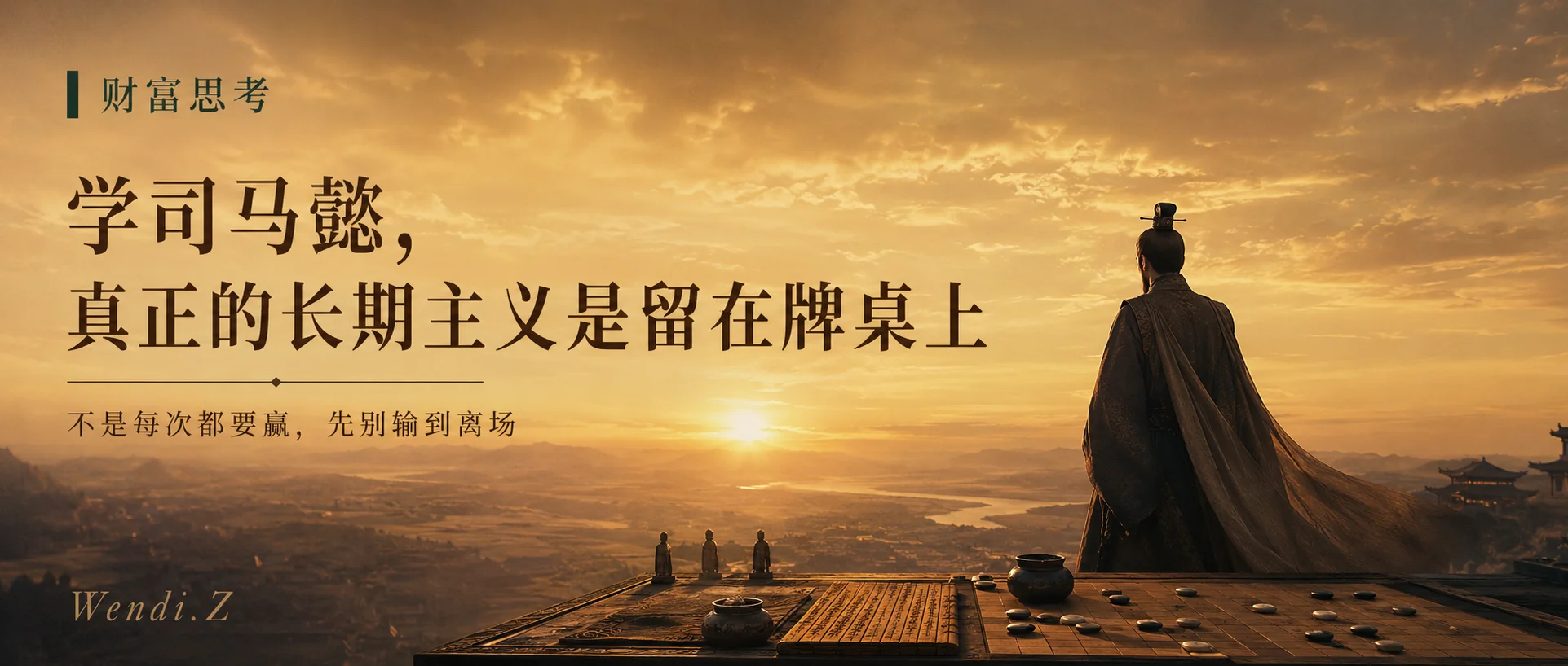 学司马懿,真正的长期主义,是留在牌桌上