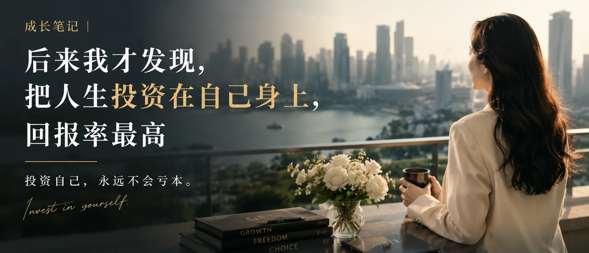 后来我才发现,把人生投资在自己身上的回报率最高